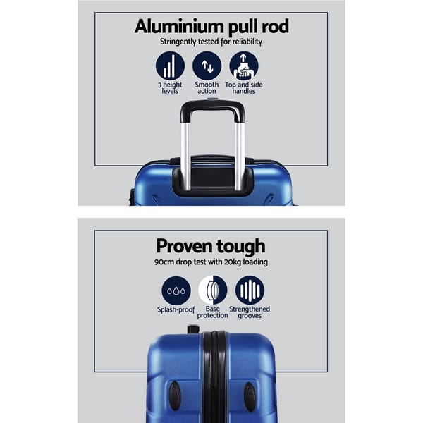 Wanderlite 2-Piece Hard Shell Luggage Set | TSA Lock | 20" & 28"