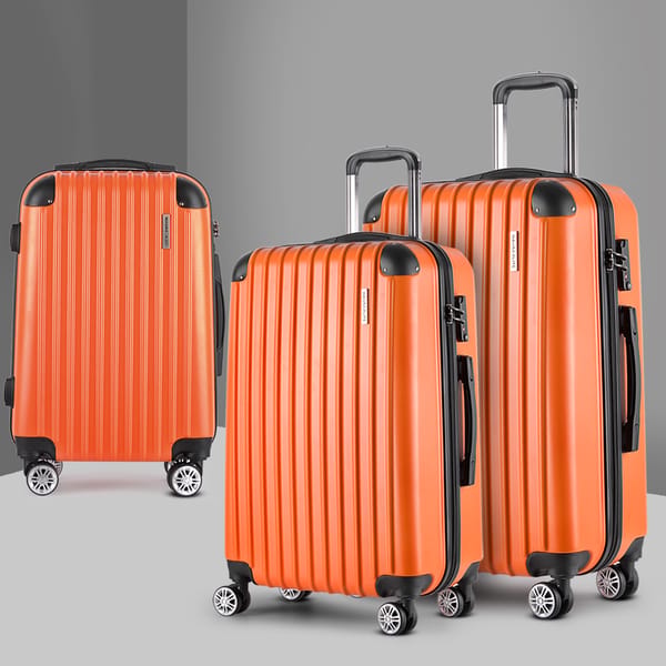 Wanderlite 3-Piece Hard Shell Luggage Set | TSA Lock | 20" 24" 28"