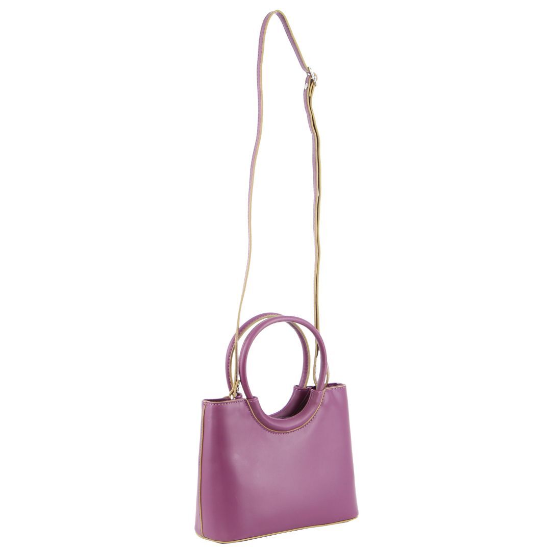 Milleni Mini Tote Handbag – Plum