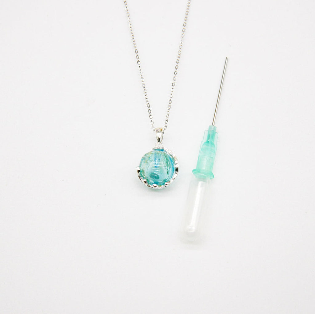 Aroma Diffuser Necklace Gift Box – Light Blue