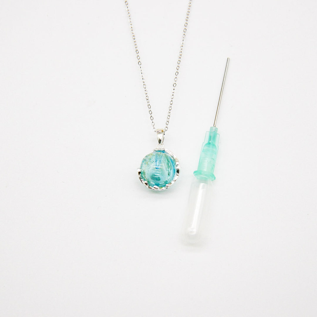 Aroma Diffuser Necklace Gift Box – Light Blue