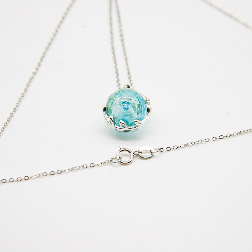 Aroma Diffuser Necklace Gift Box – Light Blue