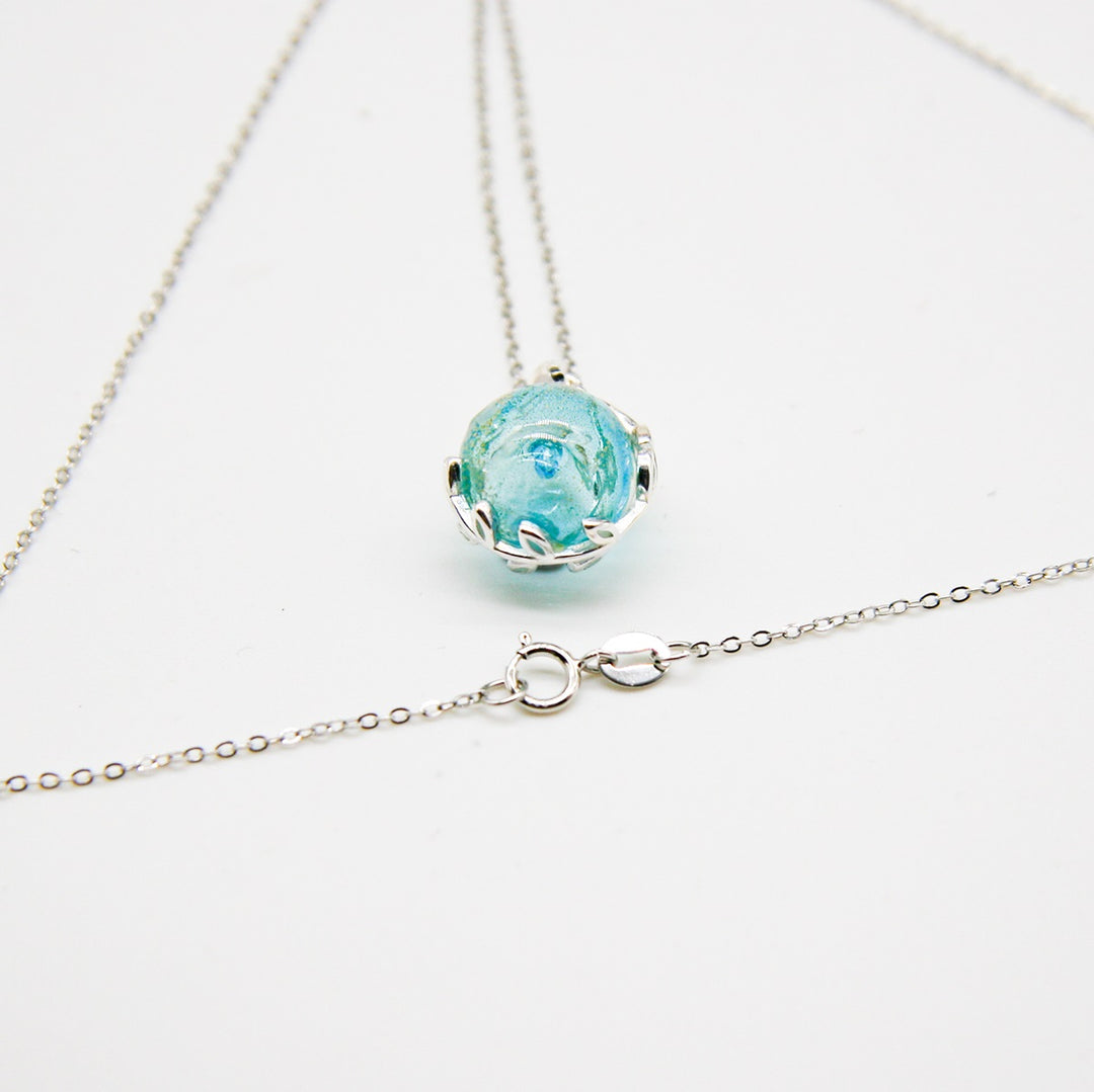 Aroma Diffuser Necklace Gift Box – Light Blue