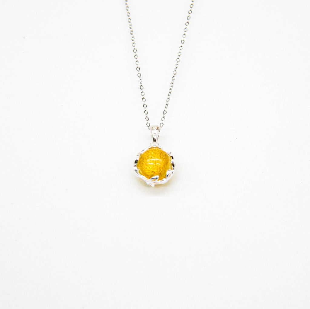 Aroma Diffuser Necklace Gift Box – Golden Yellow