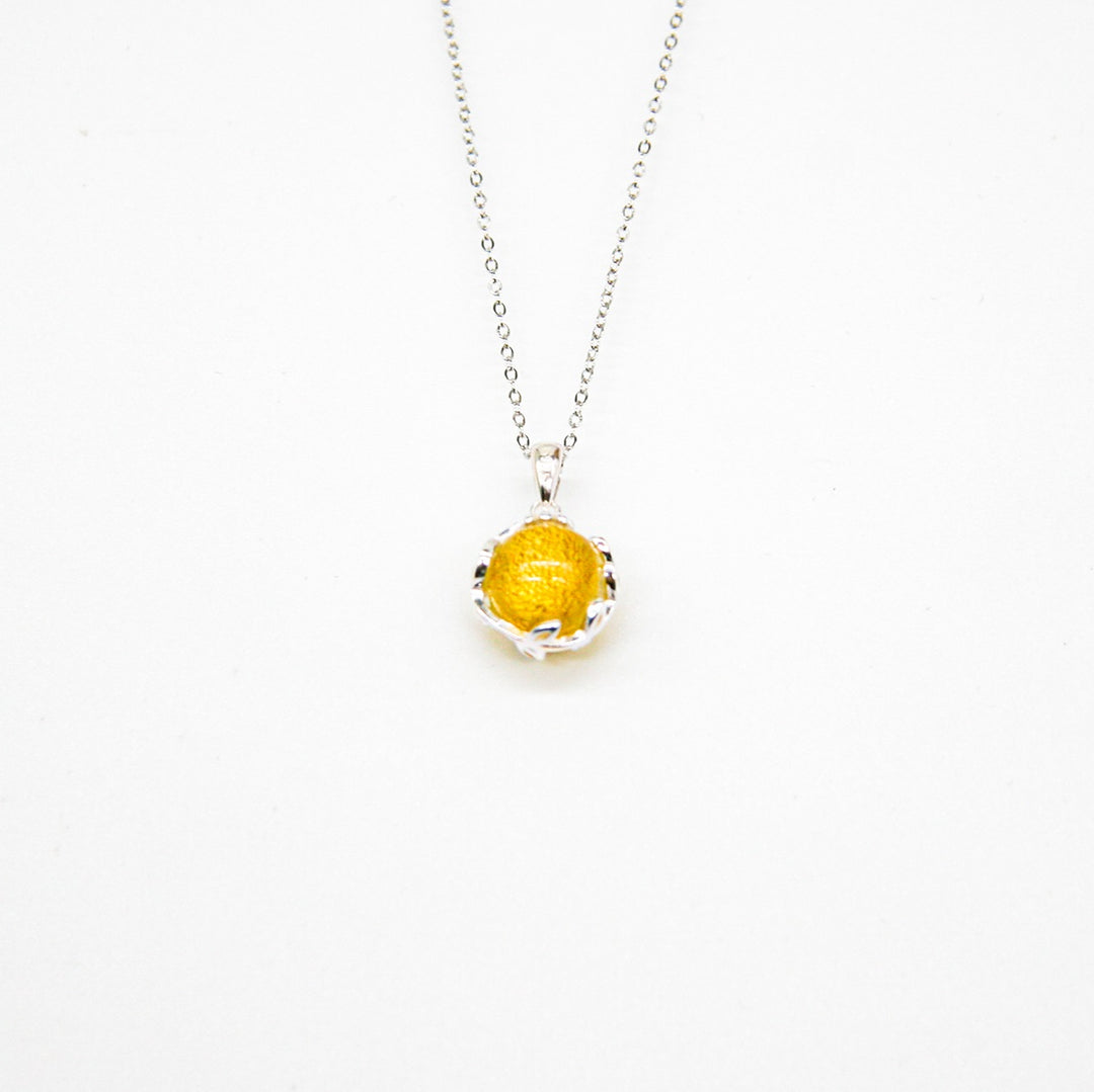 Aroma Diffuser Necklace Gift Box – Golden Yellow