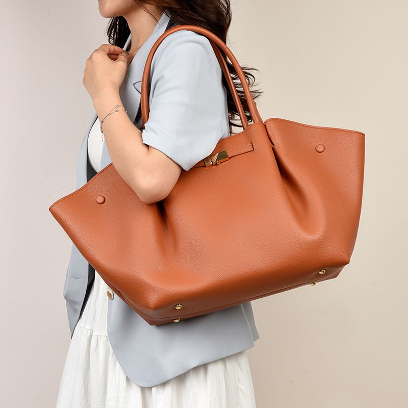 Oversized Slouchy Tote Bag | Soft PU & Suede | 5 Colours | Handbag & Shoulder Bag
