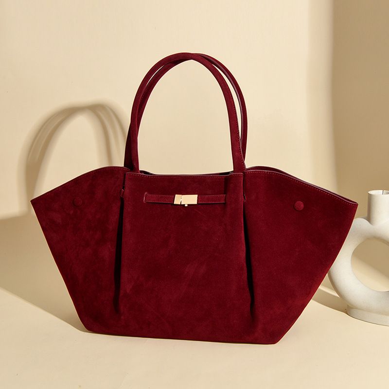 Oversized Slouchy Tote Bag | Soft PU & Suede | 5 Colours | Handbag & Shoulder Bag
