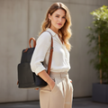 Black Cognac Backpack Lifestyle