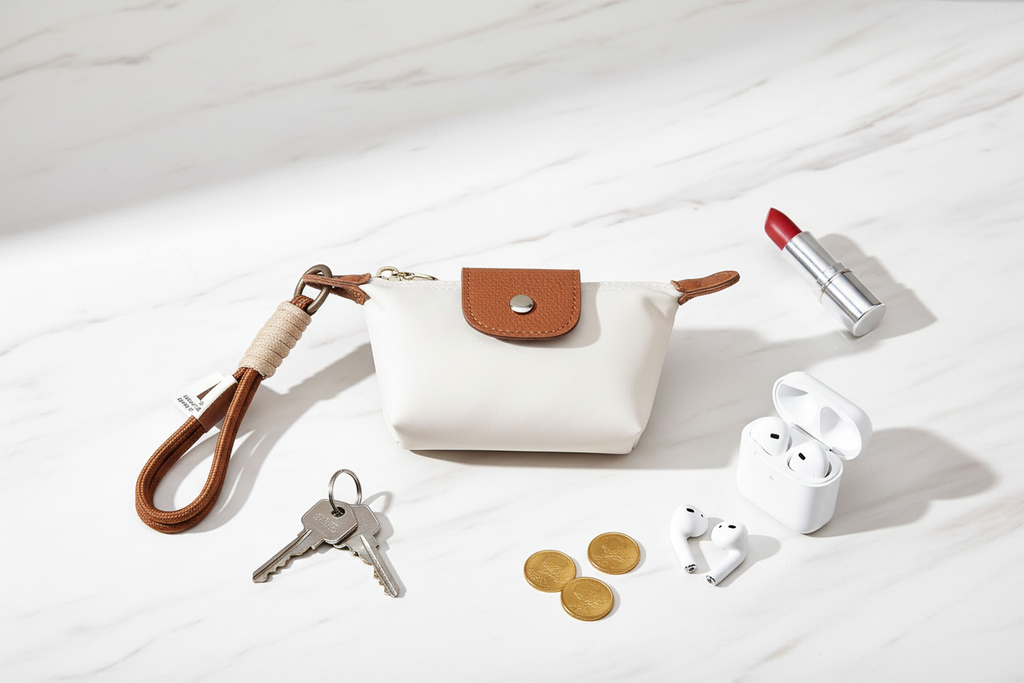 Mini Nylon Coin Purse Lifestyle - Product Reference