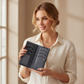 Navy RFID Wallet Lifestyle