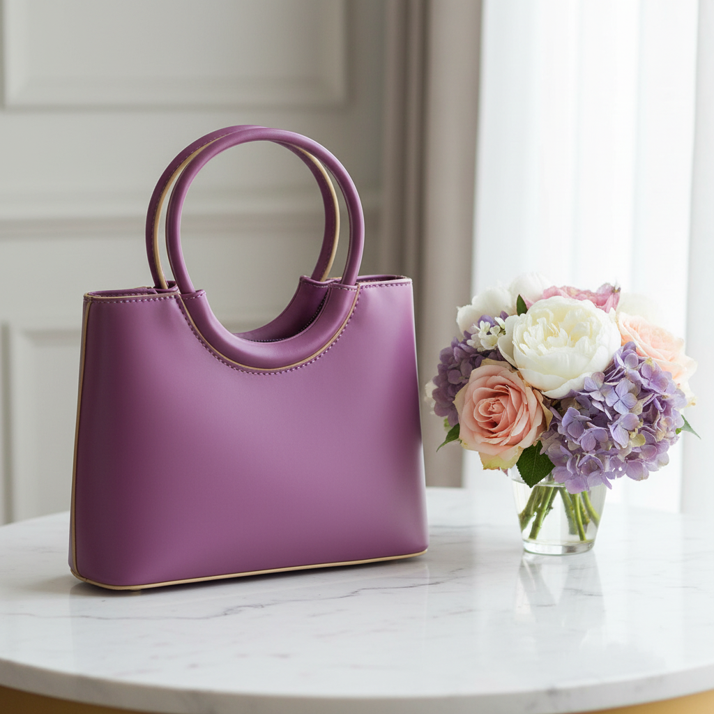 Plum Mini Tote Lifestyle
