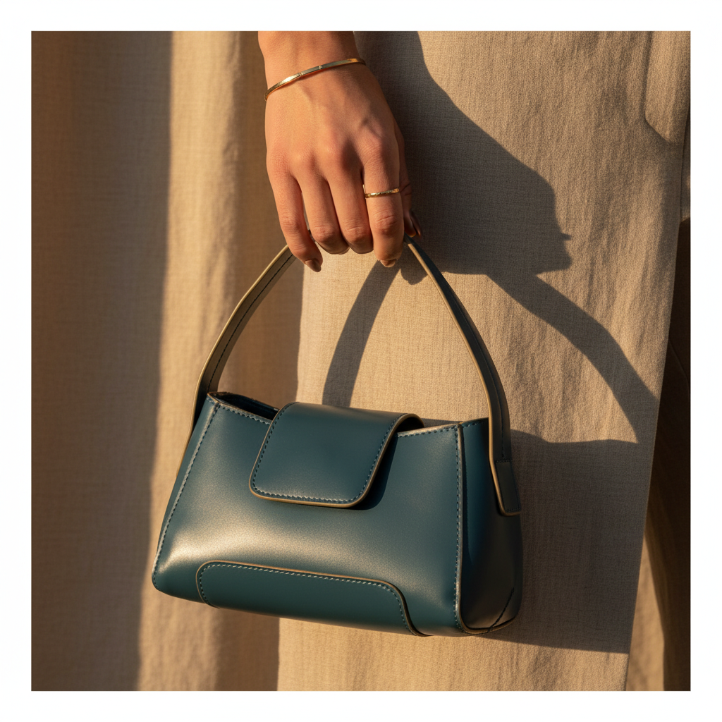 Teal Mini Tote Lifestyle